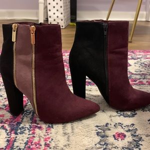 Lightly Loved! Tri Colored Just Fab Boots